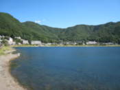 View from the bridge over Lake Kawaguchi