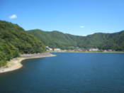 View from the bridge over of Lake Kawaguchi