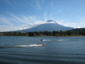 Water sports the southwest of Lake Kawaguchi