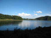View from the southwest shore of Lake Kawaguchi