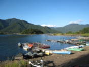 View from the south shore of Lake Kawaguchi