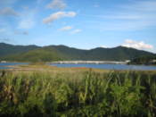 View from the south shore of Lake Kawaguchi
