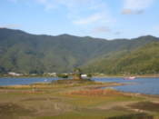 View from the south shore of Lake Kawaguchi