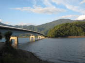 Bridge over Lake Kawaguchi