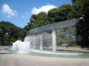 Fountain park near the Imperial Palace