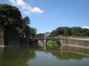 Imperial Palace seen over a bridge
