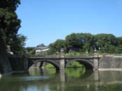 Imperial Palace seen over a bridge