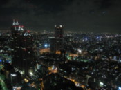 Night view from Tokyo Metropolitan Government Offices building