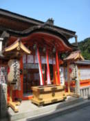 Shrine at Kiyomizu-dera temple