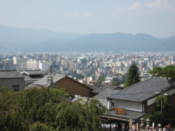 View from Kiyomizu-dera temple