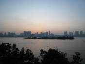 Sunset at Tokyo bay
