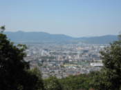 View from Fushimi-Inari shrine