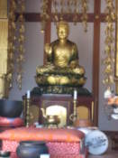 Inside a shrine at Fushimi-Inari
