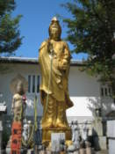 Statue at the Fushimi-Inari shrine