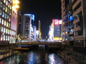 The Dotonbori Canal by night