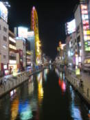 The Dotonbori Canal by night