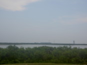 Accross the lake are other launch pads