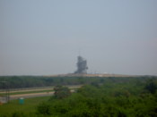 Closer view of the launch pad