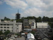 View from my ryokan room