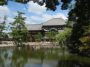 Todai Temple seen accross the pond