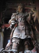 Sculpture inside of Todai Temple