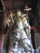 Sculpture inside of Todai Temple