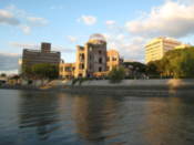 The a-bomb building and other newer buildings near to it