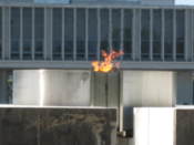 Flame that will not be extinguished until all nuclear weapons are destroyed