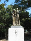 Statue in the peace park