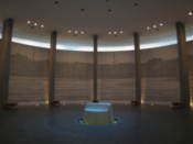 Main room of the peace memorial hall