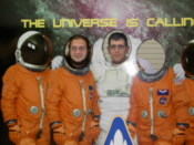Myself and Gary as astronaunts