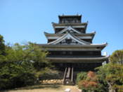 Hiroshima-jo (destroyed by a-bomb and re-built)