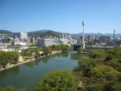 View from Hiroshima-jo