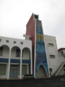 Random, colorful building spotted near