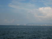 Looking out over the bay