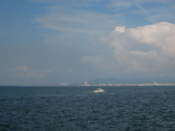 Looking out over the bay