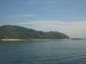 One of the larger islands near Fukuoka
