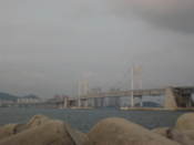 Gwang-an Bridge over the sea