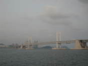 Gwang-an Bridge over the sea