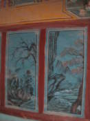 Decoration inside a gate at Beomeosa Temple