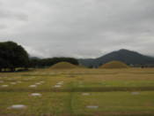 Remains of foundations in Wolseong Park