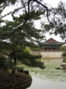Reconstructed building by Anapji Pond