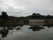 Reconstructed buildings by Anapji Pond