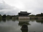 Reconstructed buildings by Anapji Pond