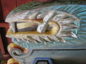 Decoration on shrine entrance