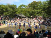Traditional Korena dancers