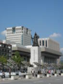 Looking towards Gwanghwamun Plaza