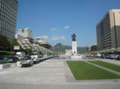 On Gwanghwamun Plaza