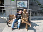 On Gwanghwamun Plaza