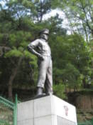 Statue of a soldier from the Korean War